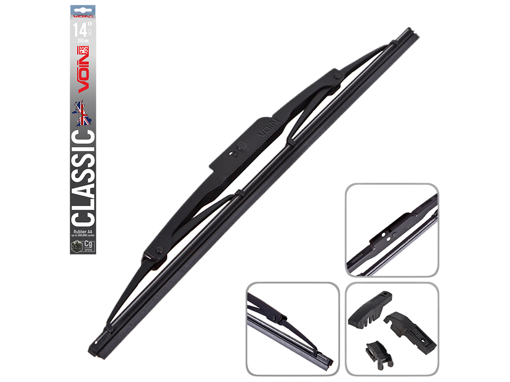 Щітка склоочисника VOIN-605-14 каркасні VOIN-14" 350 мм (V-WB14-350) CLASSIC
