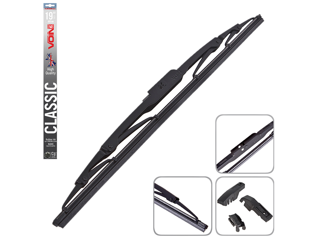 Щетка стеклоочистителя VOIN-605-19 каркасные VOIN-19" 480 мм (TP405-SW-19") CLASSIC