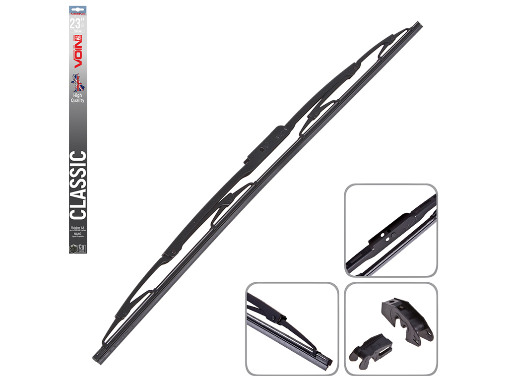 Щітка склоочисника VOIN-605-23 каркасні VOIN-23" 580 мм (TP405-SW-23") CLASSIC