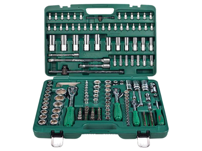 Набір інструментів HANS 177 предметів 1/4", 3/8", 1/2" ТК-177V/ТК-177
