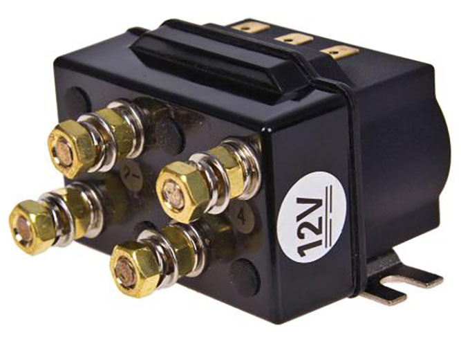 Соленоїд ATWPRO 12V для електричної лебідки, 4-контактний