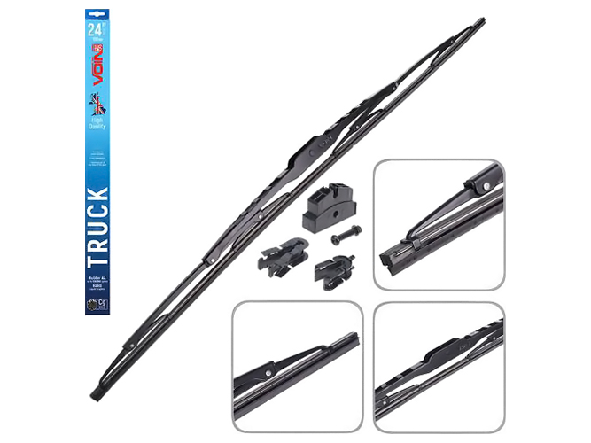 Щітка склоочисника Voin, вантажна каркасна, 60см, TPTR-24-PC, Truck