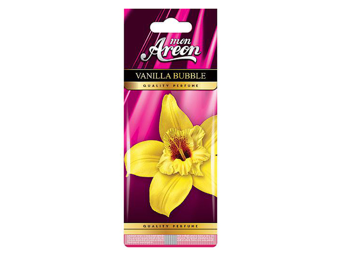 Освежитель воздуха AREON сухой листик "Mon" Vanilla Bubble