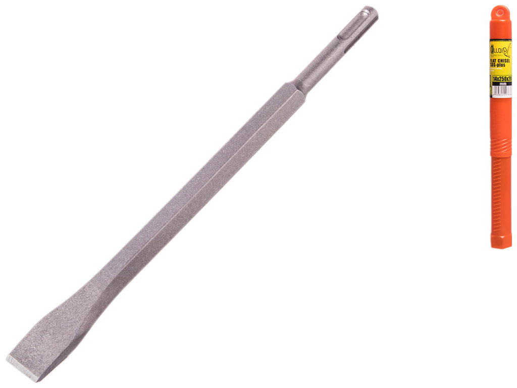 Зубило для бетона плоское Alloid SDS-plus, 1,4x25х2см (С-1425020)