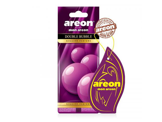 Освежитель воздуха AREON сухой листик "Mon" Double Bubble