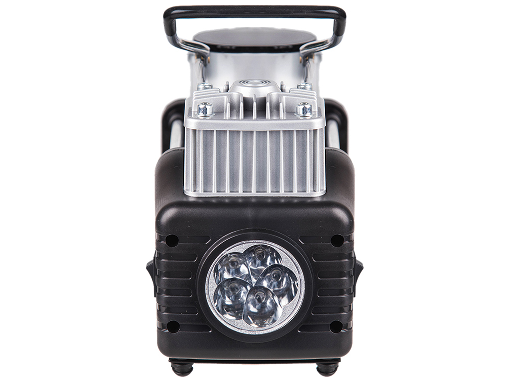 Компрессор автомобильный Вулкан КА-В12122 150psi/25Amp/90л/клемы/шланг 7,5м с дефлятором/лixтар