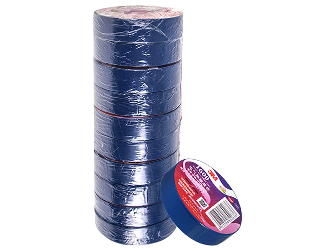 Изолента, 18мм x 10м x 0,13мм, синяя (3М 1500)