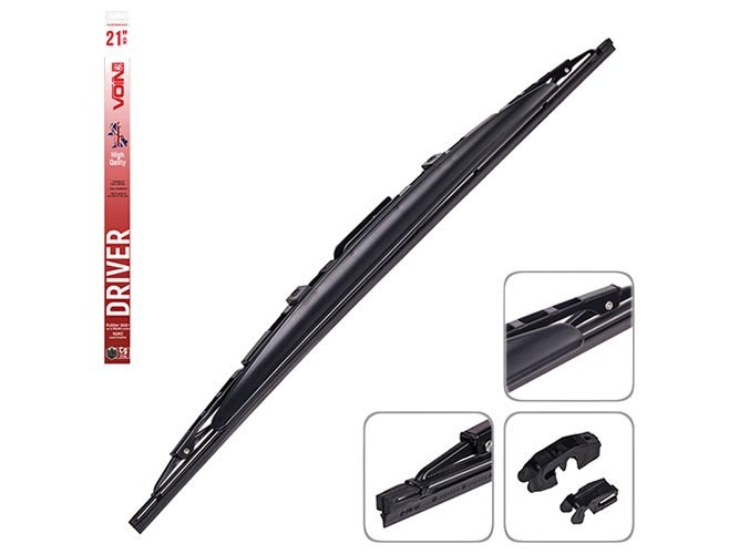 Щітка склоочисника каркасна зі спойлером VOIN DRIVER VD-21530 21 "-53см (TP605SWS-21")