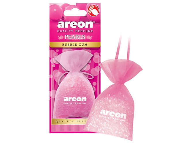 Освежитель воздуха AREON мешочек с гранулами Bubble Gum черный