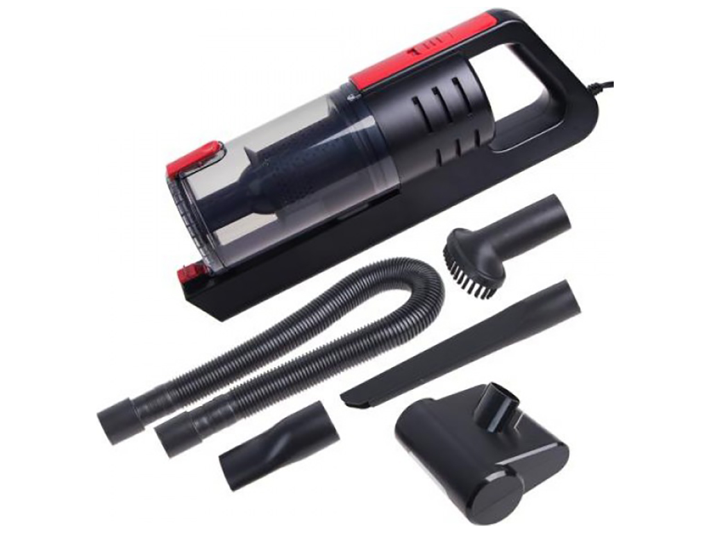 Пилосос VOIN V-80 120W, Turbo щітка, Led-ліхтар, волога і суха чистка, сумка