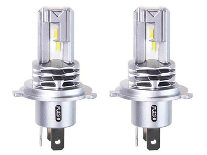 Лампи PULSO M4, H4-H, L, LED-chips CREE, 9-32v, 2x25w, 4500Lm, 6000K