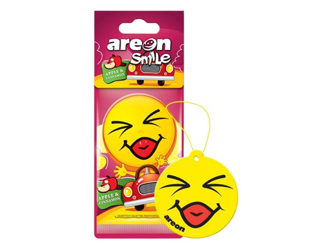 Освежитель воздуха AREON сухой листик Smile Dry Apple&Cinnamon