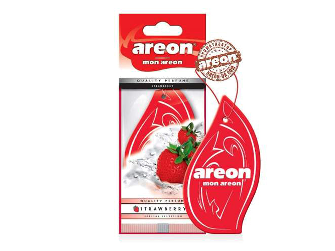 Освежитель воздуха AREON сухой листик "Mon" Strawberry