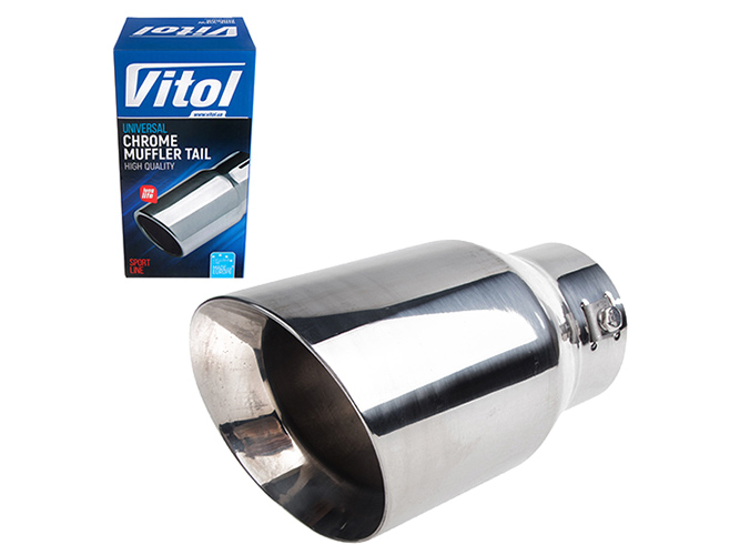 Насадка на глушитель VITOL НГ-1013, вход D76мм, длина 178мм, выход D102мм