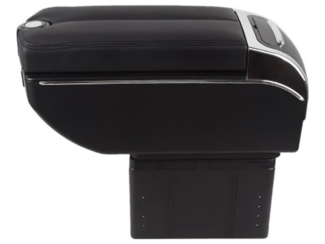 Подлокотник Vitol, HJ48020, пепельница, подстаканник, 7 USB портов, черный