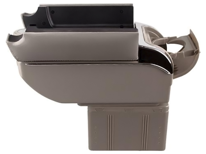 Подлокотник Vitol, HJ48020, пепельница, подстаканник, 7 USB портов, серый