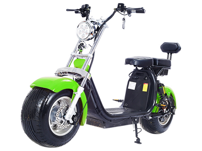 Электроскутер Citycoco, Long 1500W, 60V12Ah, Green