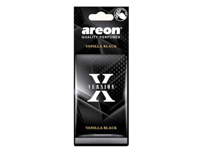 Освежитель воздуха AREON Х-Vervision листик Vanilla Black