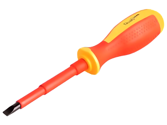 Викрутка діелектрична Alloid, 1000В, VDE шліцева, 0,12х0,8х17,5см, SD-1280175
