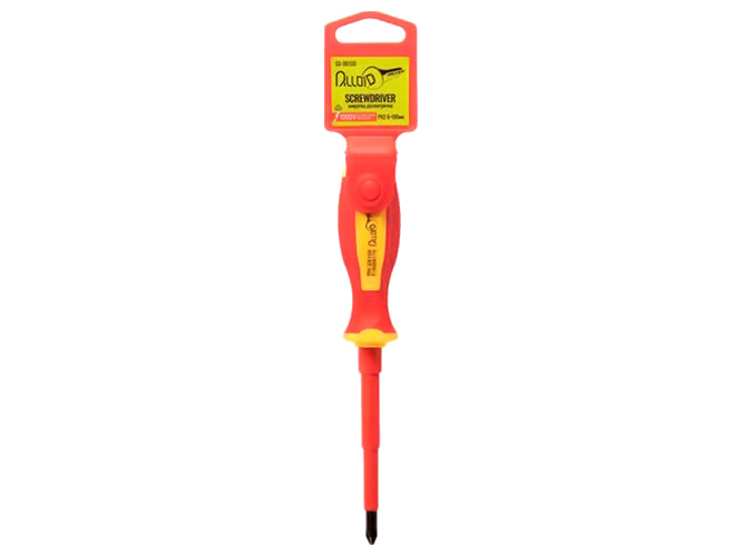 Викрутка діелектрична Alloid, 1000В, VDE хрест, PH0, 0,3х6см, SD-03060