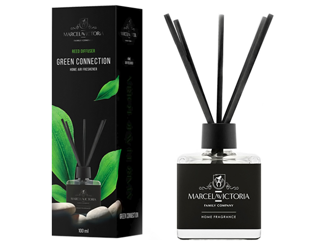 Ароматизатор жидкий для дома/офиса Tasotti Reed diffuser, Green Connection, 100мл