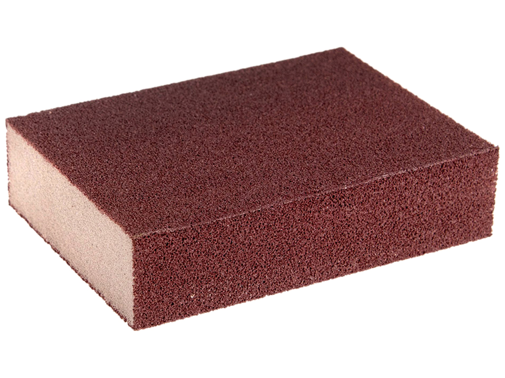 Губка шлифовальная Alloid, 10х7х2,5см, зерно 120