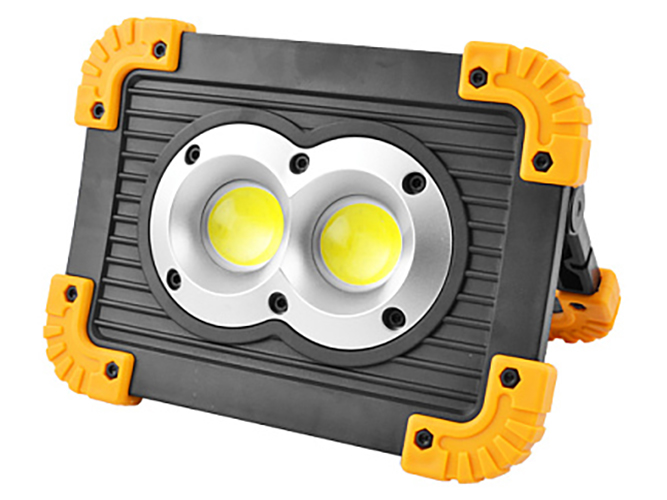 Прожектор светодиодный L802-20W-2COB+1W, micro USB, Power Bank, 2x18650/3xAA