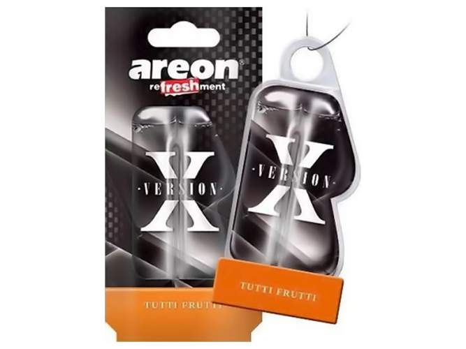 Освежитель воздуха жидкий листик Areon Liquid X-Version Tutti frutti, 8,5мл