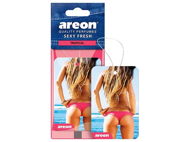Освежитель воздуха AREON сухой лист Sexy Fresh Tropical