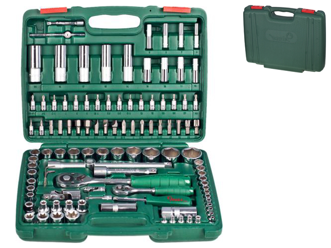 Набір торцевих головок HANS, професійний, 1/4"DR4-14мм та 1/2"DR10-32мм(ціна за набір 108 предметів)