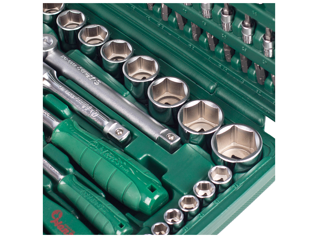 Набір торцевих головок HANS, професійний, 1/4"DR4-14мм та 1/2"DR10-32мм(ціна за набір 108 предметів)