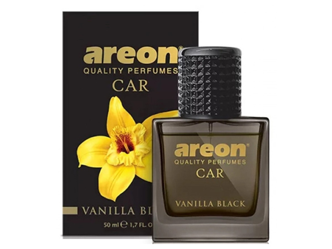 Освежитель воздуха AREON Car Perfume Glass Vanilla Black, 50мл