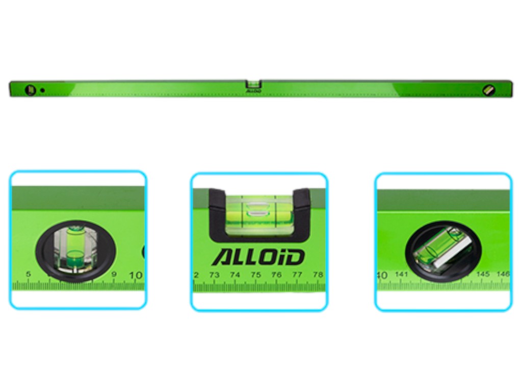 Рівень будівельний Alloid 150 см, 3 капсули