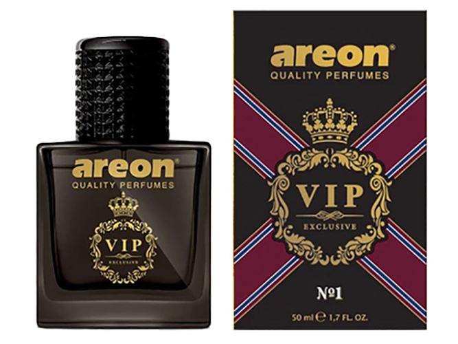 Освежитель воздуха AREON CAR Perfume VIP №1 Black Design, 50мл
