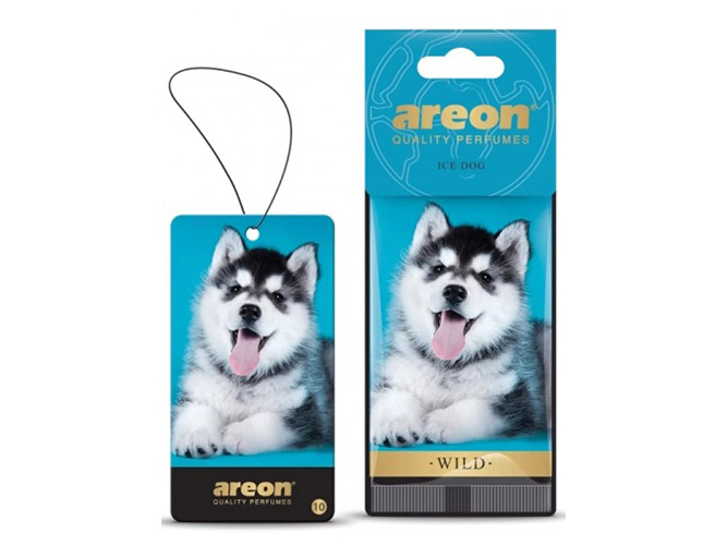 Освежитель воздуха AREON сухой лист Wild Ice Dog