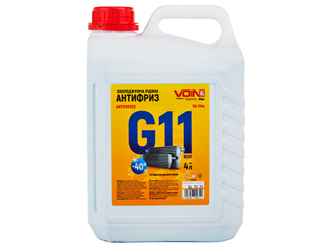 Антифриз VOIN G11 Blue, 4л (VA-1144)