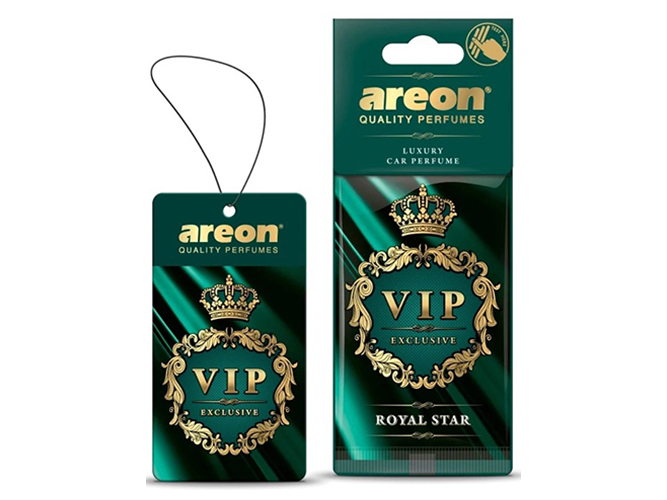 Освежитель воздуха AREON сухой лист VIP Royal Star