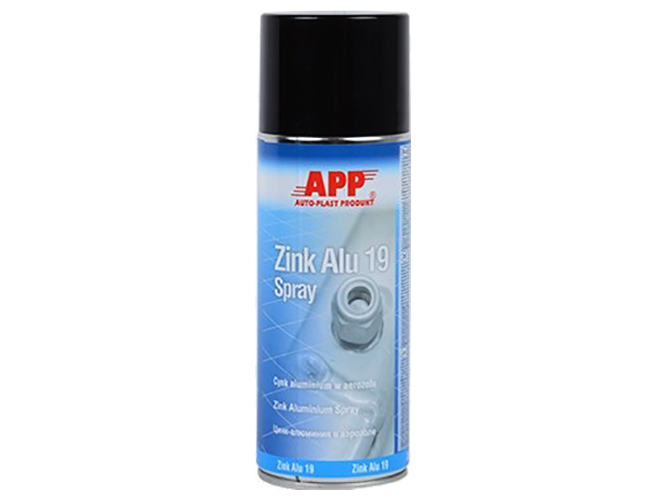 Цинк + Алюминий APP Zink Alu 19 Spray, 400мл, серебряный, аэрозоль (210442)