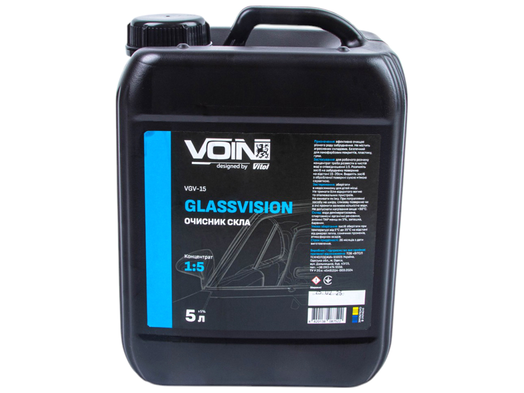 Очищувач скла Voin Glass Vision 1:5, 5л