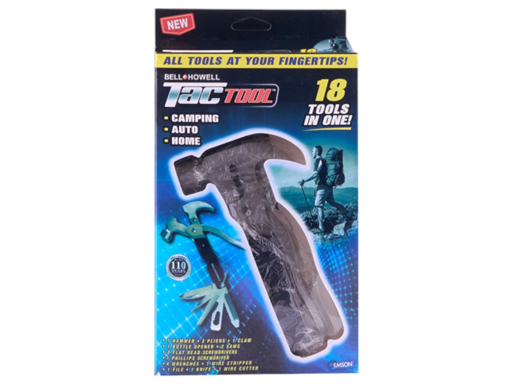 Молоток-мультитул Multi hammer 18 в 1, складаний, сталь, 16×9×2,5см