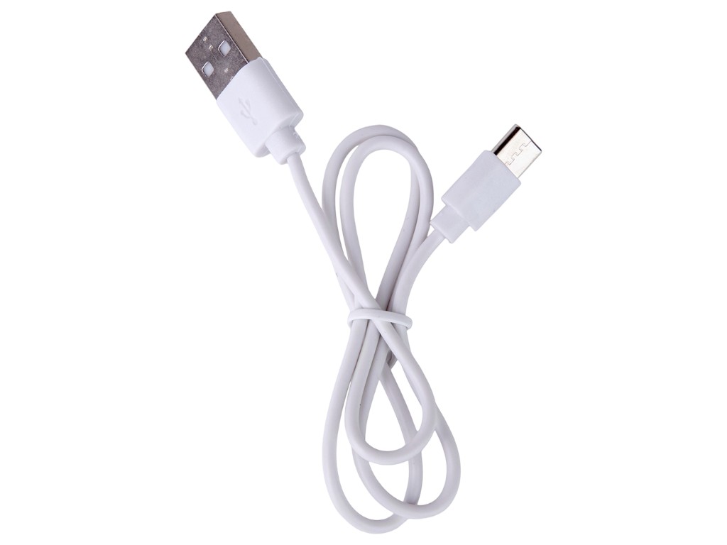 Вентилятор портативный, аккумуляторный, питание от USB, пластик, 18,5×14,5×8,5см, цвет белый
