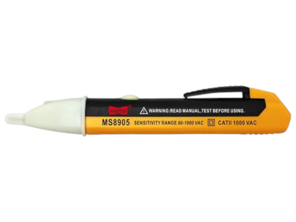 Тестер-індикатор напруги безконтактний AC Voltage Detector HAOYUE MS8905, 90-1000В, 1,5Vх2 ААА