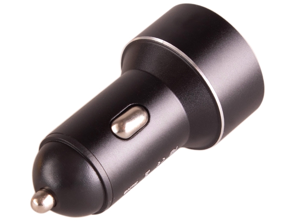 Автомобільний зарядний пристрій VOIN C-31209BK, 2USB (12/24V - 5V 3,1A) + вольтметр