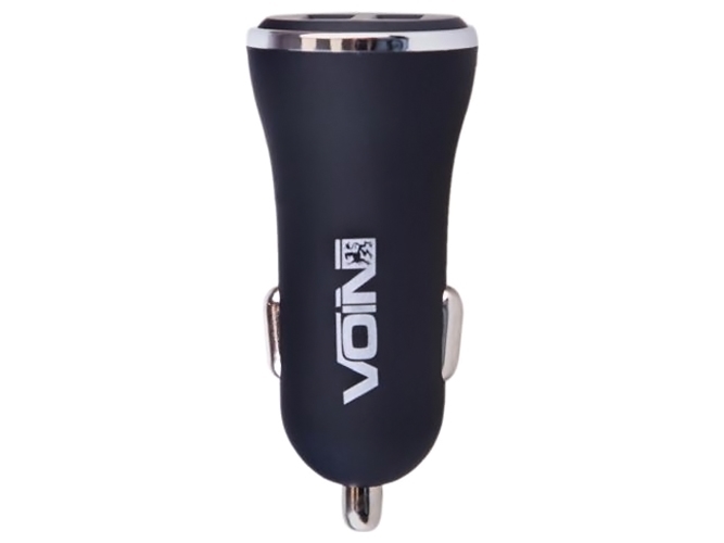 Автомобільний зарядний пристрій VOIN, 2USB, QC3.0, 36W, 12/24V (3.6-6.5V*3A,6.5-9V*2A,9V-12V*1.5A)