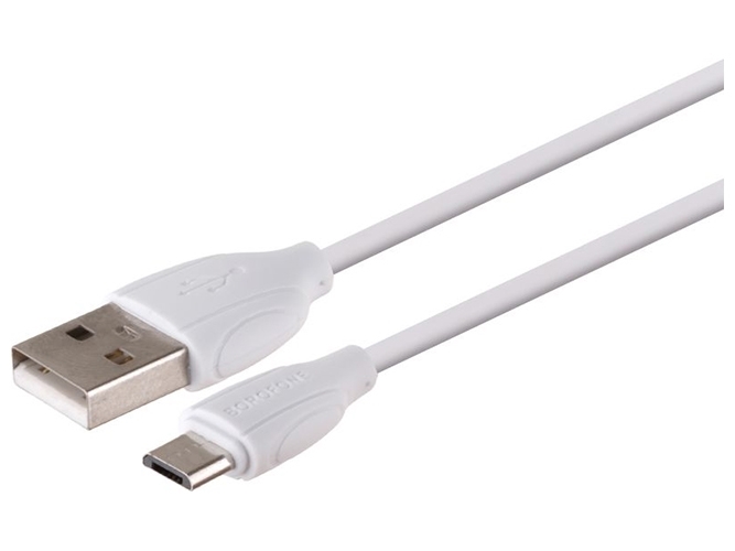 Автомобільний Зарядний Пристрій Borofone BZ14 Micro 2USB 2.4A, Бiлий
