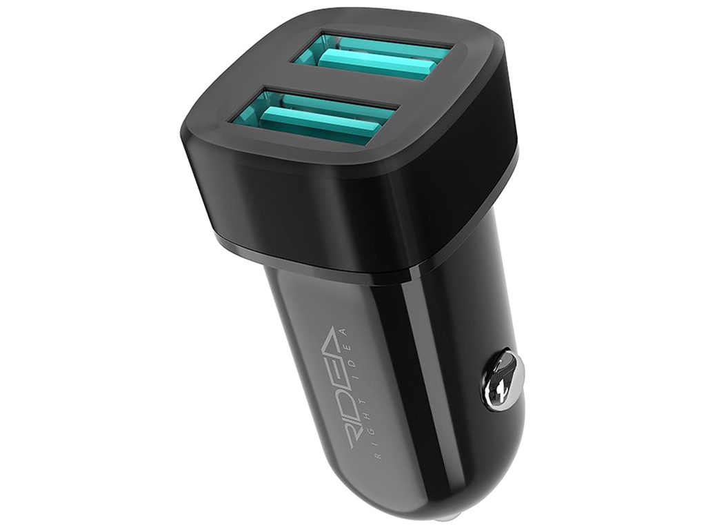 Автомобильное зарядное устройство Ridea RCC-21012 Grand 2USB 2.4 A Цвет Черный