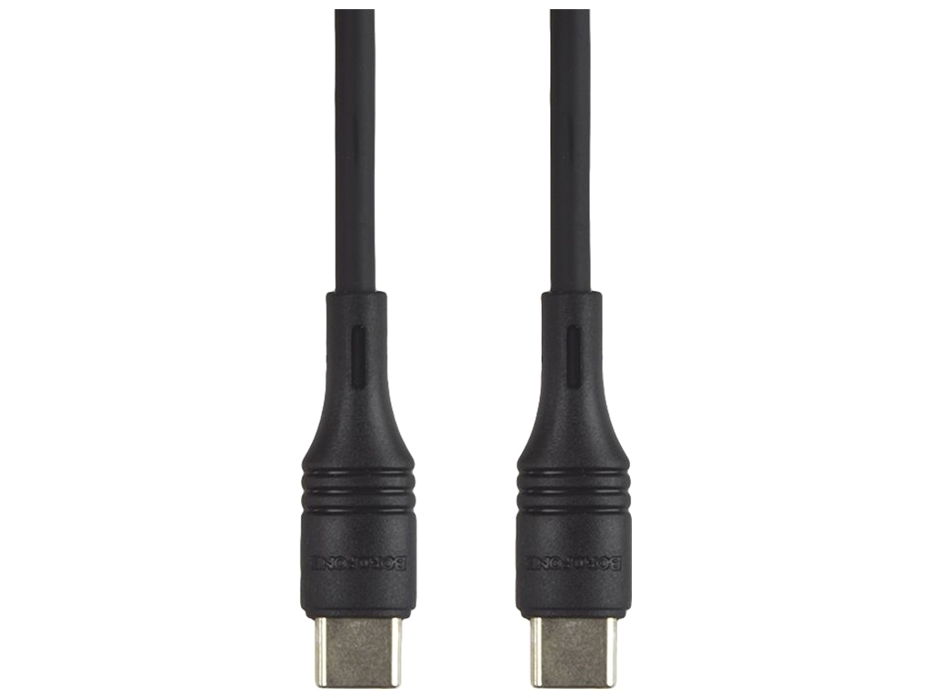 Автомобільний Зарядний Пристрій Borofone BZ14A PD20W+QC3.0 Type-C to Type-C 3A, Чорний