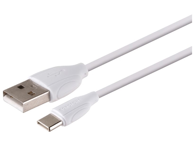 Автомобільний Зарядний Пристрій Borofone BZ14 Type-C 2USB 2.4A, Бiлий