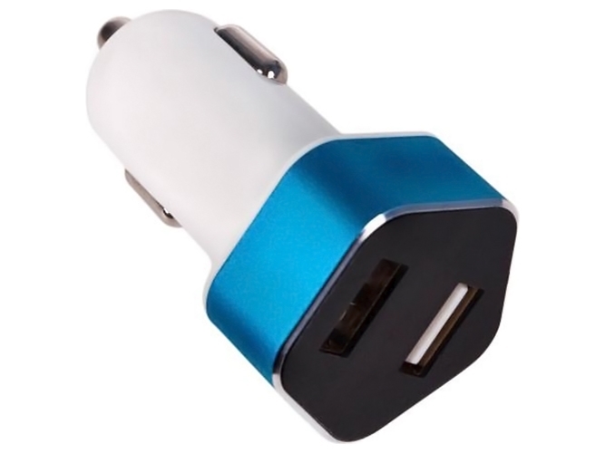Автомобільний зарядний пристрій VOIN, C-2406, 2USB (12/24V - 5V 2,4A) + вольтметр