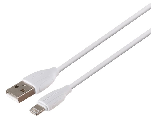 Автомобільний Зарядний Пристрій Borofone BZ14 Lightning 2USB2.4A, Бiлий